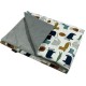 Baby Set Limit Newborn Blanket 75x100cm + Pillow 25x40cm Velvet Silver In the Zoo + Heart