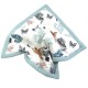 Baby Set Limit Newborn Blanket 60x70cm + Pillow Teddy Wafel Mint Mandala Birds + Heart