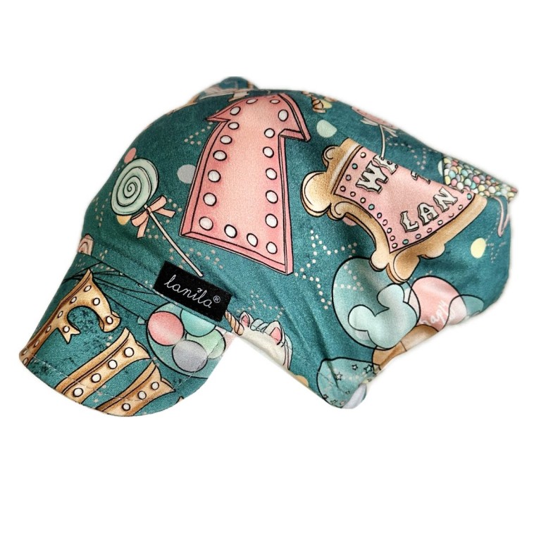 Cotton Bandana / Cap with elastic band Baby Shower by Night S