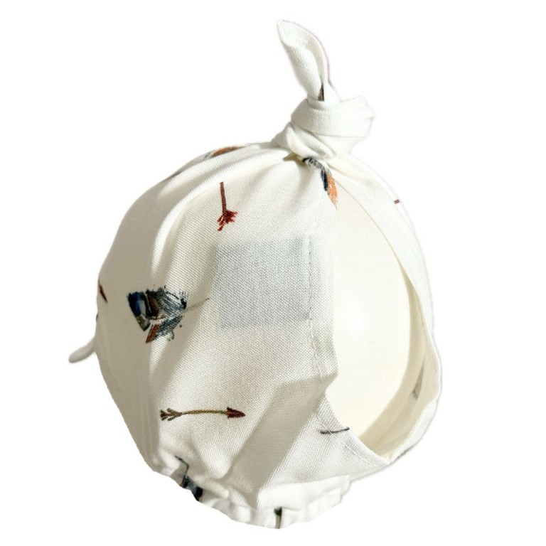 Bandana / Cap with elastic band 100% Bamboo Pure M