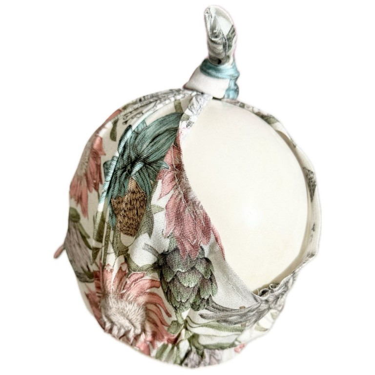 Cotton Bandana / Cap with elastic band Vintage Meadow S