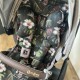 Stroller Pad Cloud Grey Tropical Jungle - Velvet