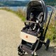 NEW Stroller Pad Latte Follow The Zebra - Velvet