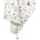Cotton Swaddle with Fringes Tender Friends 75x100cm