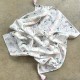 Cotton Swaddle with Fringes Tender Friends 75x100cm
