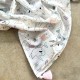 Cotton Swaddle with Fringes Tender Friends 75x100cm