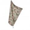 Cotton Swaddle with Fringes Botanic 75x100cm