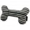 COOL BONE SHAPE TEETHER PILLOW - BLACK & WHITE