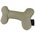 COOL BONE SHAPE TEETHER PILLOW - LATTE Velvet