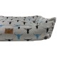 DOG BED HEAD&HORN - LARGE
