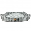 DOG BED BLACK&WHITE - LARGE