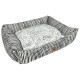 DOG BED BLACK&WHITE - LARGE