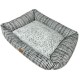 DOG BED BLACK&WHITE - LARGE