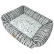 DOG BED BLACK&WHITE - MEDIUM