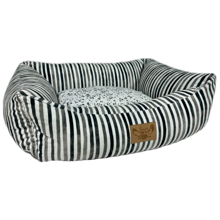 DOG BED BLACK&WHITE - SMALL