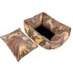 DOG BED ORANGE FLOWER - MEDIUM