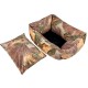 DOG BED ORANGE FLOWER - SMALL