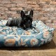 DOG BED GREEN GARDEN - LARGE