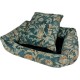 DOG BED GREEN GARDEN - LARGE