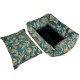 DOG BED GREEN GARDEN - MEDIUM