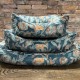 DOG BED GREEN GARDEN - MEDIUM