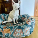 DOG BED GREEN GARDEN - SMALL