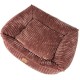DOG BED FLUFFY SEPIA ROSE - LARGE
