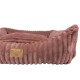 DOG BED FLUFFY SEPIA ROSE - MEDIUM