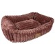 DOG BED FLUFFY SEPIA ROSE - SMALL
