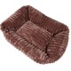 DOG BED FLUFFY SEPIA ROSE - SMALL