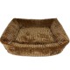 DOG BED FLUFFY TEDDY - LARGE