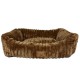 DOG BED FLUFFY TEDDY - SMALL
