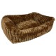 DOG BED FLUFFY TEDDY - SMALL