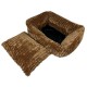 DOG BED FLUFFY TEDDY - SMALL