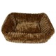 DOG BED FLUFFY TEDDY - SMALL