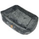 DOG BED FLUFFY CLOUD GREY - LARGE