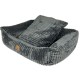 DOG BED FLUFFY CLOUD GREY - LARGE