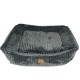 DOG BED FLUFFY CLOUD GREY - LARGE