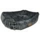 DOG BED FLUFFY CLOUD GREY - SMALL