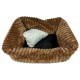 DOG BED FLUFFY CLOUD GREY - SMALL