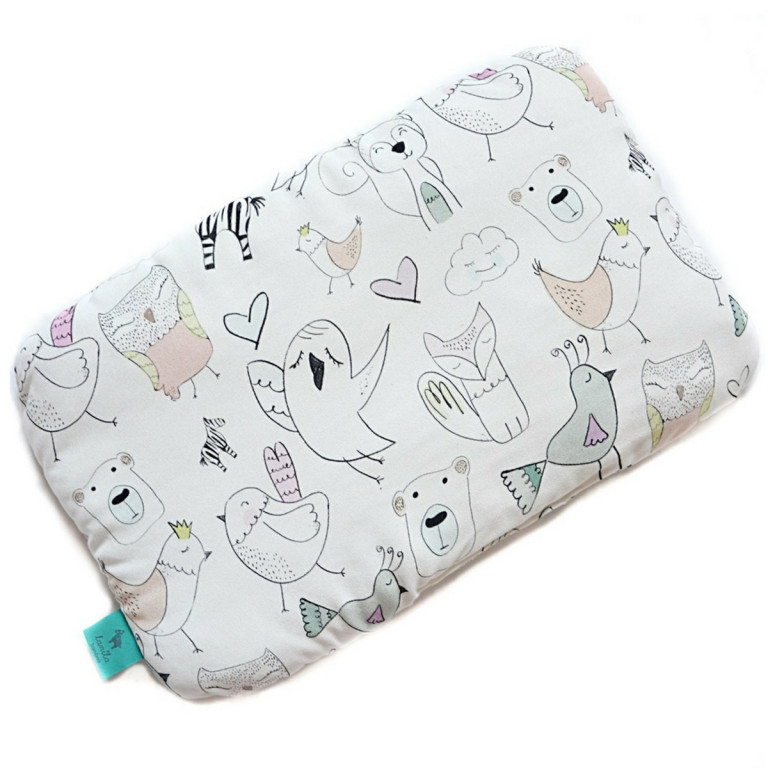 Bambusowa Poduszka Przedszkolaka Tender Friends 40x60cm