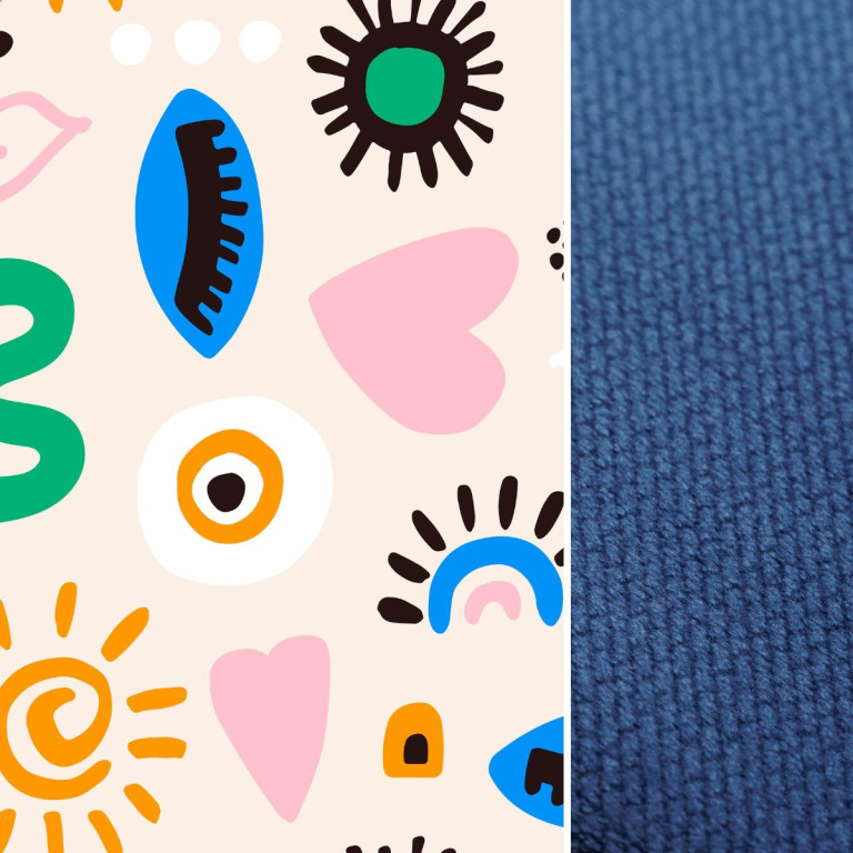 Bed Bumper 60x120cm - Velvet Sapphire Modern