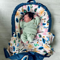Baby Nest Sapphire Modern - Velvet
