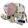 Lucky Guy Pillow Sepia Rose Modern
