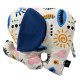 Lucky Guy Pillow Sapphire Modern