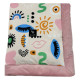 Newborn Blanket 60x70cm Sepia Rose Modern - Velvet