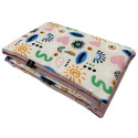 Preschooler Blanket 100x130cm Sepia Rose Modern - Velvet