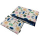 Baby Set Medium Blanket Velvet 75x100cm + Pillow 25x40cm Velvet Sapphire Modern