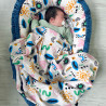 Newborn Blanket Light 75x100 Sapphire Modern - Velvet