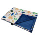Newborn Blanket Light 75x100 Sapphire Modern - Velvet